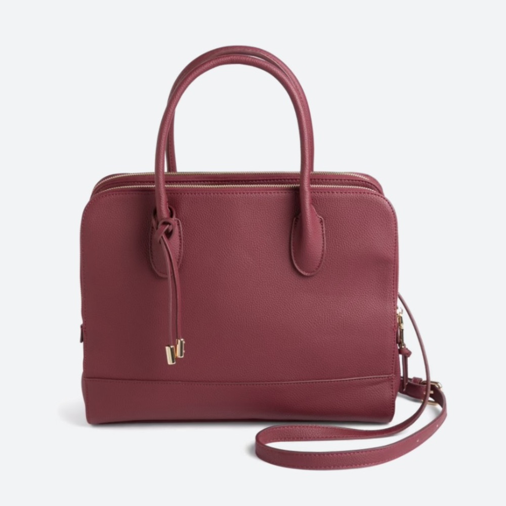 Oriana Double Zip Work Satchel